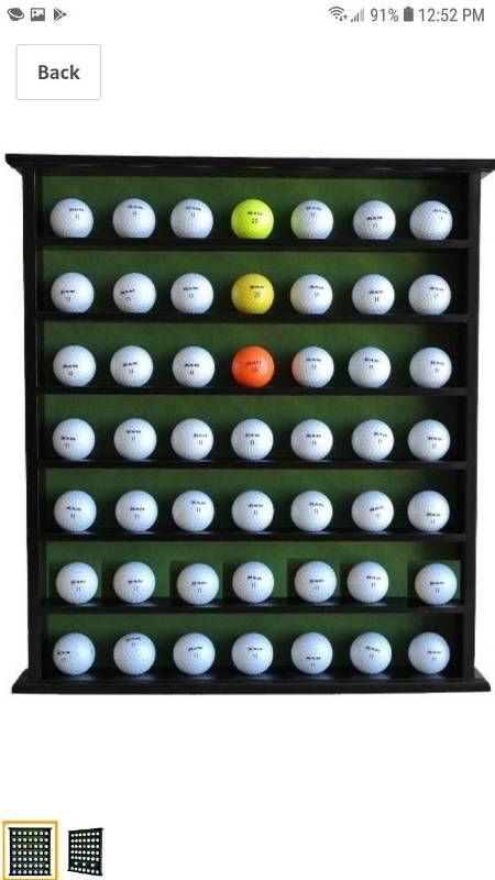 lot 14438 image: Golf Ball Display