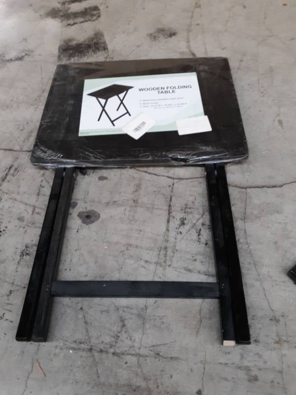 lot 14461 image: Wooden Folding Table