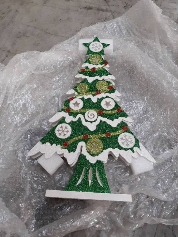 lot 14463 image: Werchristmas Pre-lit Christmas Tree Decoration, 44 Cm - Multi-colour