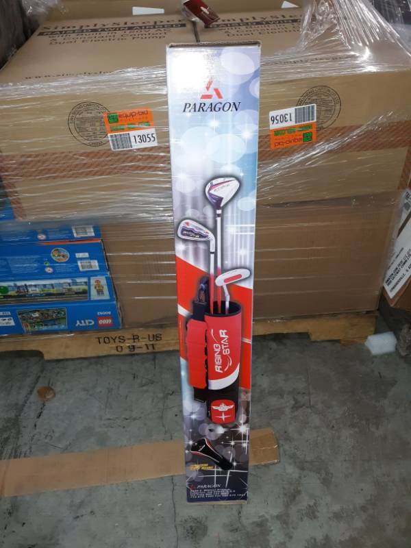 lot 14490 image: Paragon Rising Star Junior Package Kids Golf Club Set (Ages 3-5) Red LEFT Hand