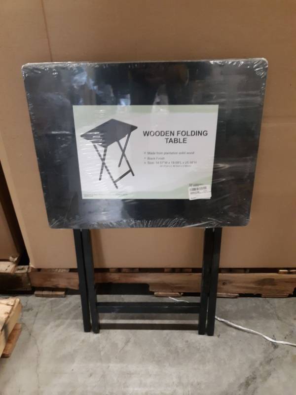 lot 14666 image: Wooden Folding Table