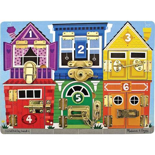 lot 14668 image: Melissa & Doug Latches Board Play Set