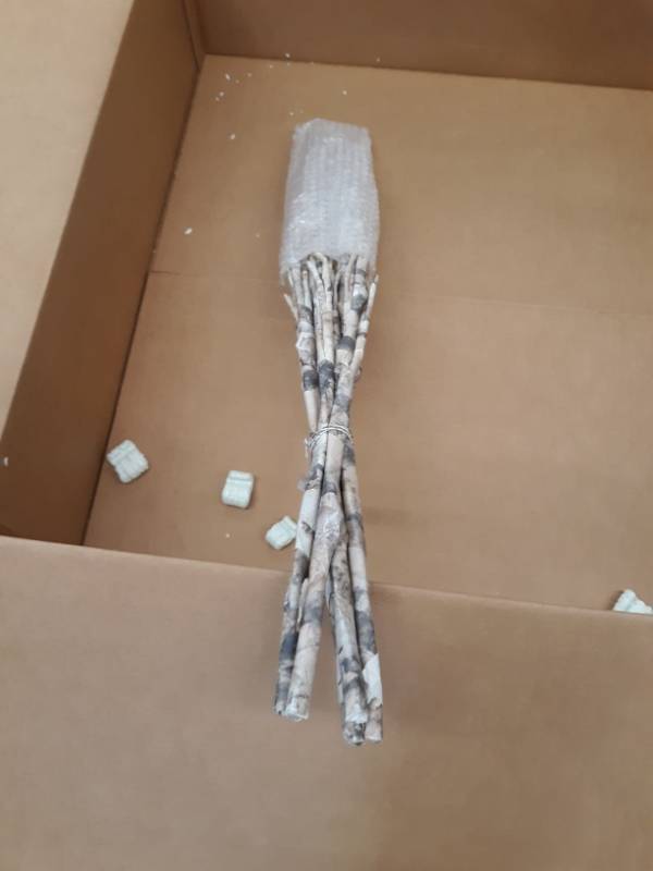 lot 14692 image: Raz Imports28  White Faux Birch Twig Bundlebranchstemswagwreathchristmas