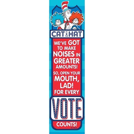lot 14693 image: Eureka EU-849029 Cat In Hat for Pres Vertical Banner