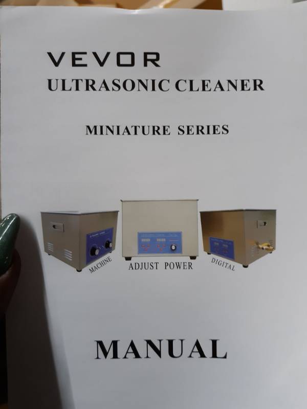 lot 16064 image: Vevor Ultrasonic Cleaner