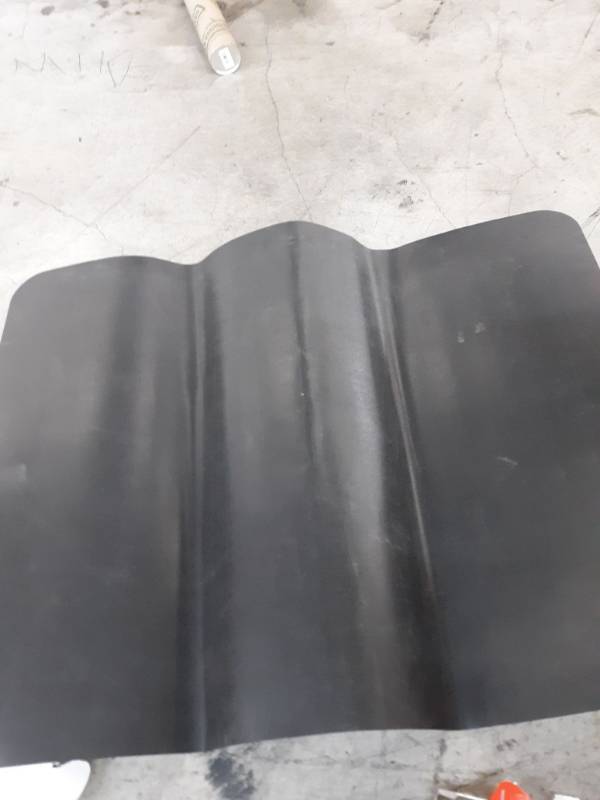 lot 16147 image: Office Marshal Black Polycarbonate office chair mat