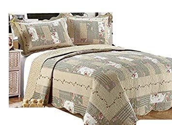 lot 17000 image: All For You Quilt Set, 90 x100  King