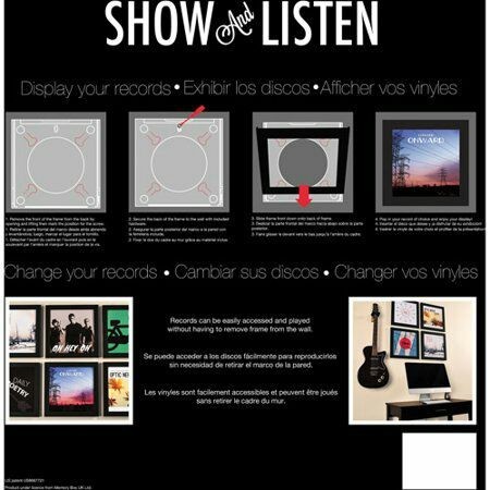 lot 11393 image: Snap 49753 Snap LP Flip Frame 12 X12  - Black