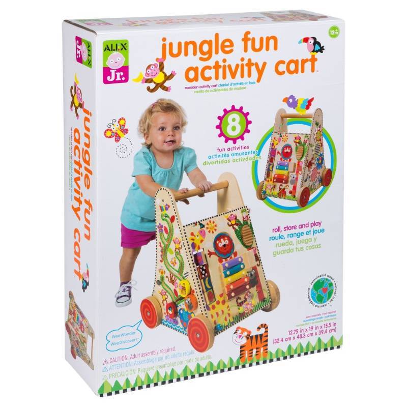 lot 11431 image: ALEX Toys ALEX Jr. Jungle Fun Activity Cart