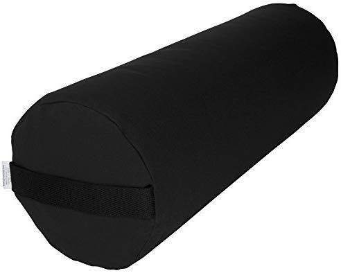 lot 11462 image: Bean Products Yoga Bolster - 100% Organic Round - Black