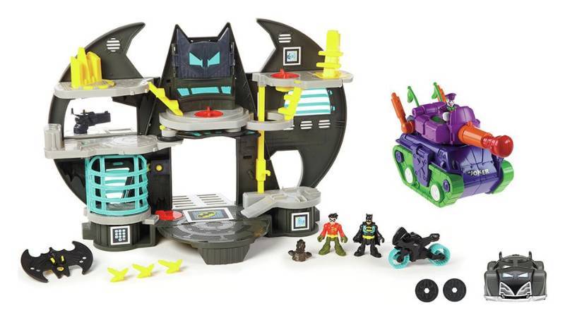 lot 16552 image: Fisher Price Imaginext DC Super Friends Batcave Set