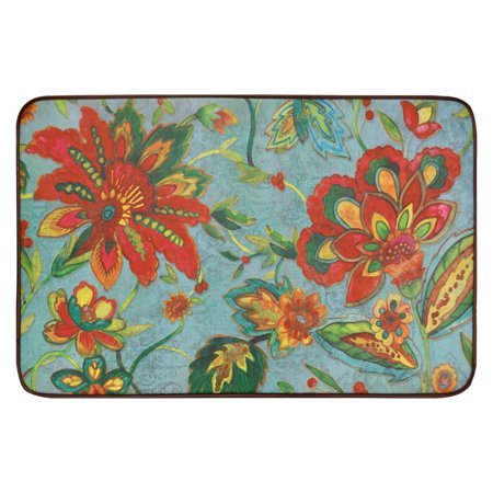 lot 16573 image: Home Dynamix Designer Chef Orange Bloom Mat