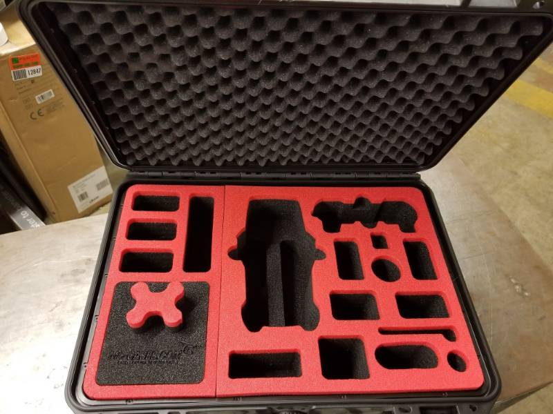 lot 16588 image: DJI Mavic Pro case Explorer Edition with extensive room for up to 7 batteries