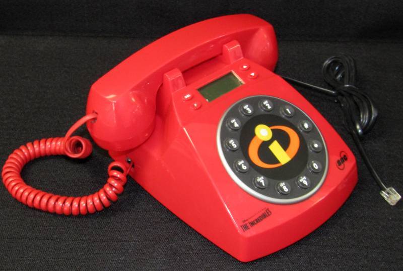 lot 5385 image: Incredibles Cartoon Movie-  Real Working Telephone