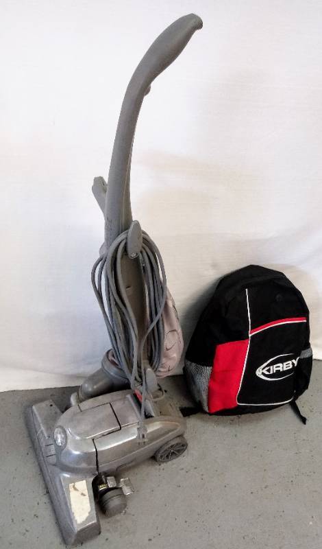 lot 5446 image: Kirby Vacuum- Tested and Powers Up-  Free Back Pack Bonus