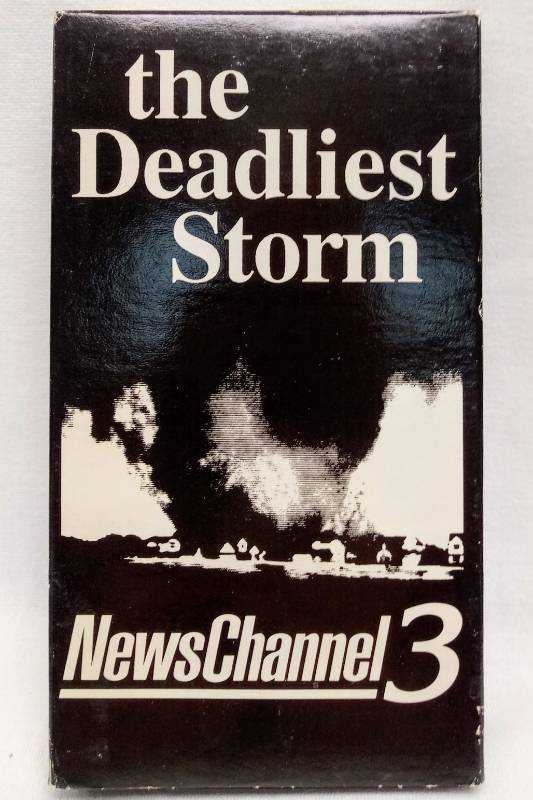 lot 5680 image: 1991 The Deadliest Storm VHS Tape From News Channel 3, Wichita KS