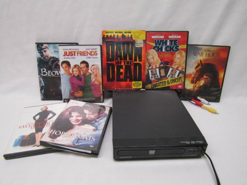 lot 5511 image: DVD Player and Movie Lot