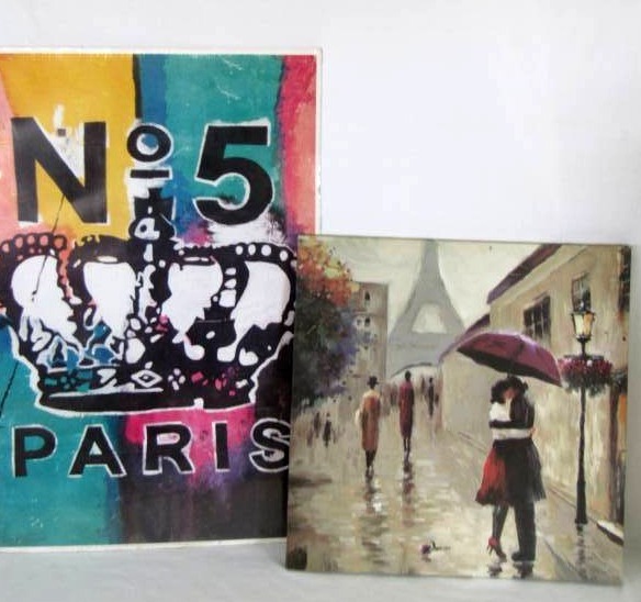 lot 5492 image: Paris Themed Art- Pictures