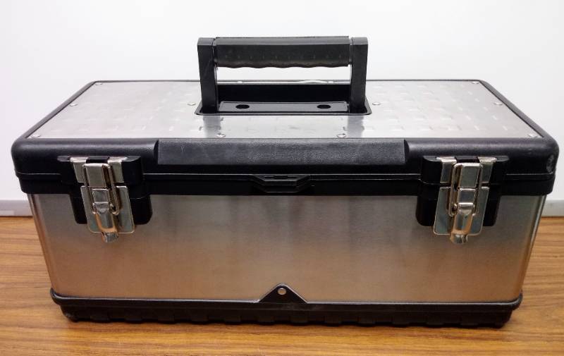 lot 5538 image: Stainless Steel Tool Box