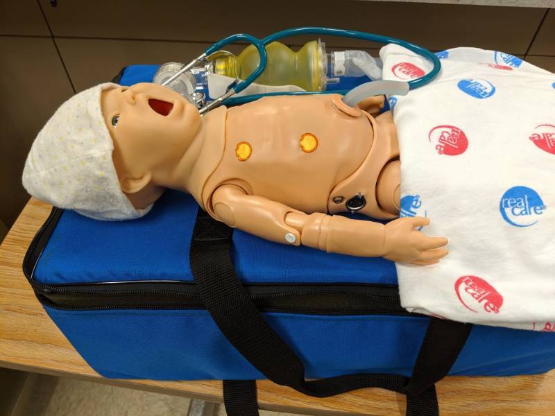 lot 3898 image: Gaumard Baby Simulator