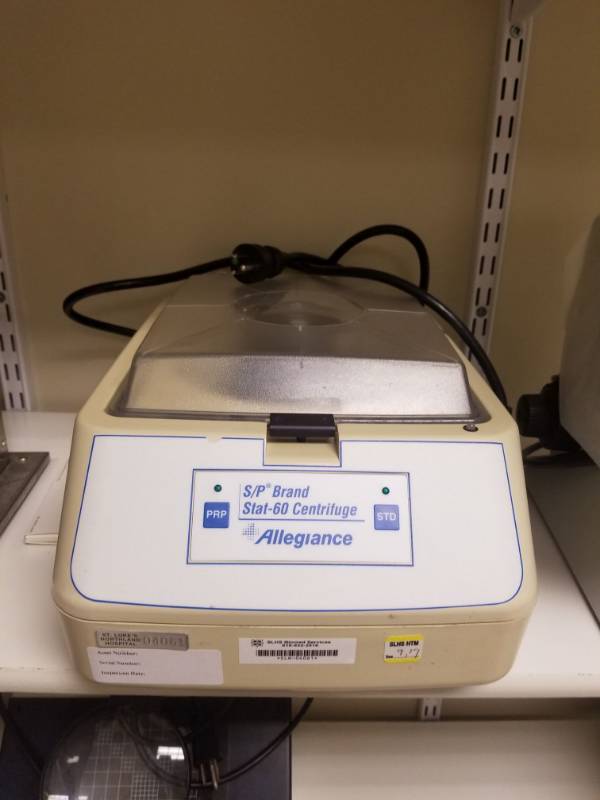 lot 3814 image: SP Brand Stat-60 Centrifuge