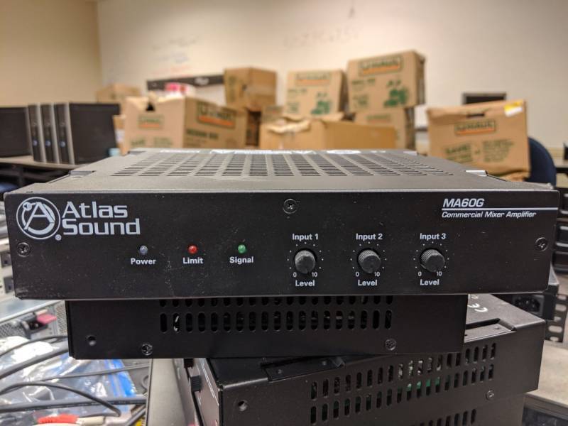 lot 2362 image: Atlas Sound MA60G Commercial Mixer Amplifier