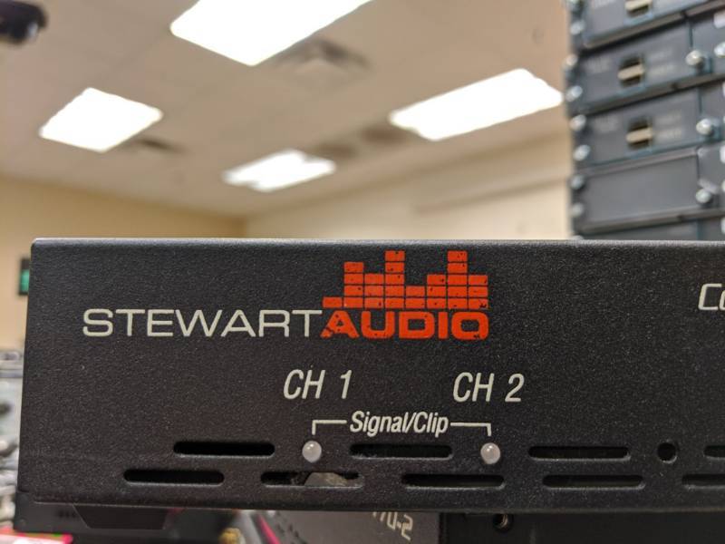 lot 2371 image: (1) Stewart Audio Compact Series DA-770-2