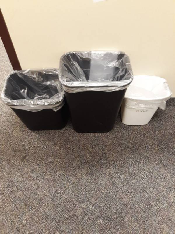 lot 1802 image: (3) Trash Bins