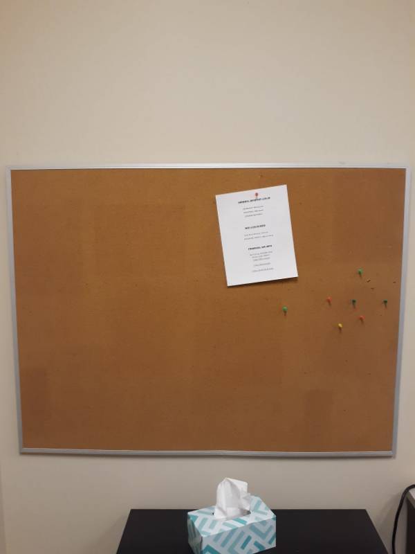 lot 1803 image: Cork Board 4Ft x 3ft