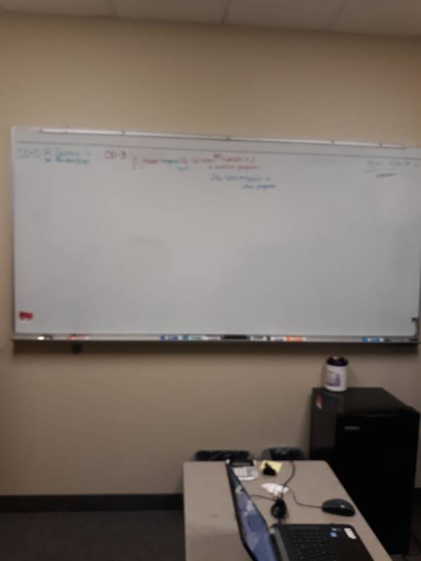 lot 1818 image: Large Dry Erase Board