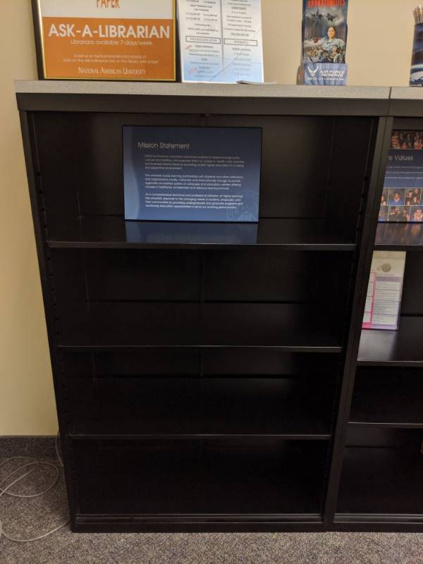 lot 1881 image: Bookshelf With Adjustable Shelving