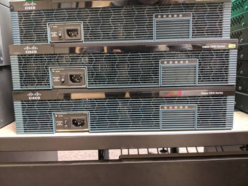 lot 2345 image: (2) Cisco Systems Series 2900 Router