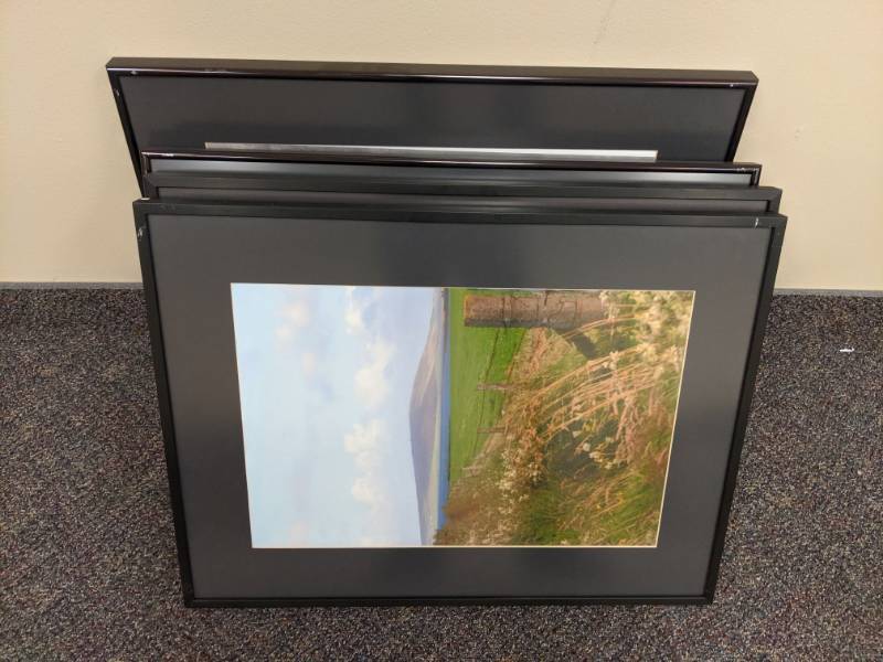 lot 1419 image: (5) Picture Frames With Mats