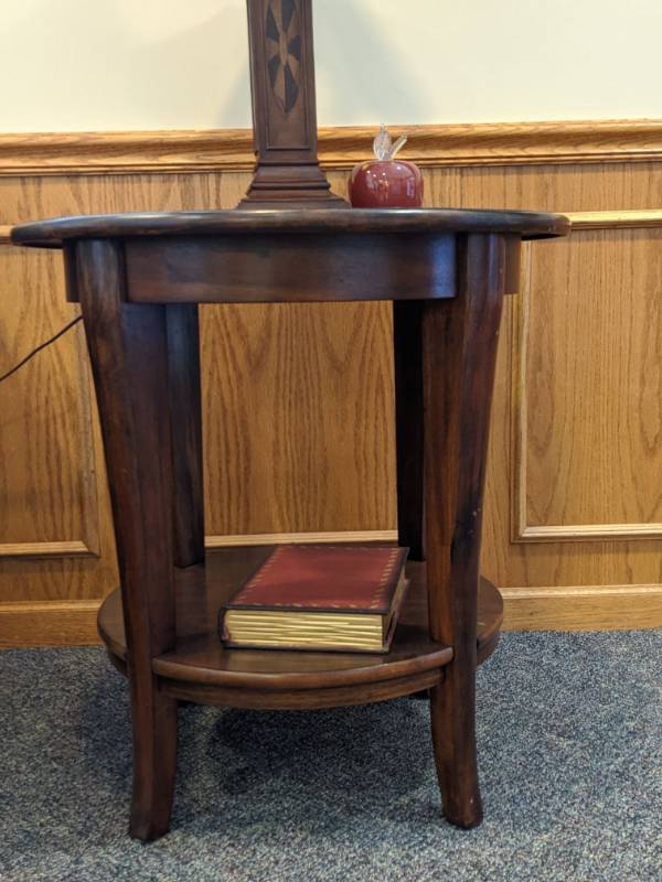 lot 1180 image: Wooden Side Table