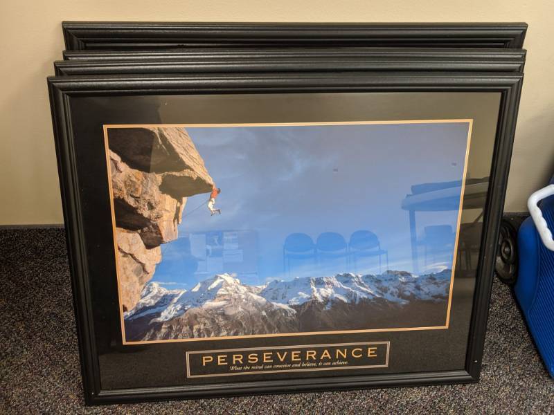lot 1272 image: (5) Inspirational Framed Art