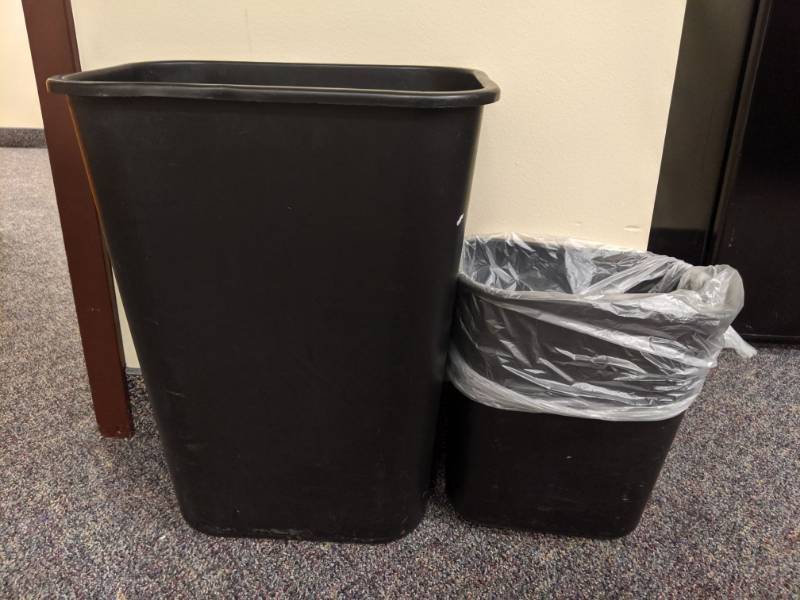 lot 1286 image: (2) Trashcans