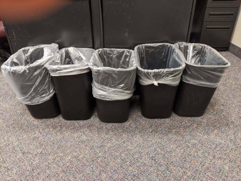 lot 1339 image: (5) Trash Cans