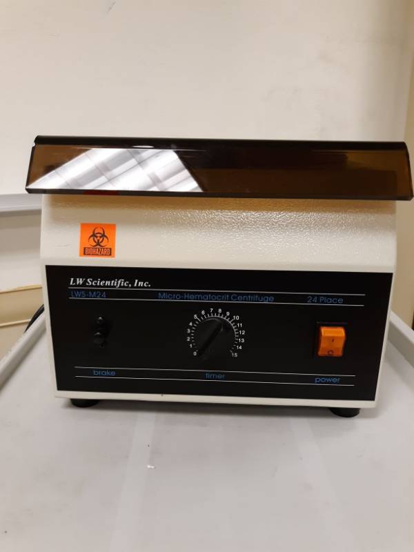 lot 6504 image: LW Scientific Inc. 24 place Micro-Hematocrit Centrifuge