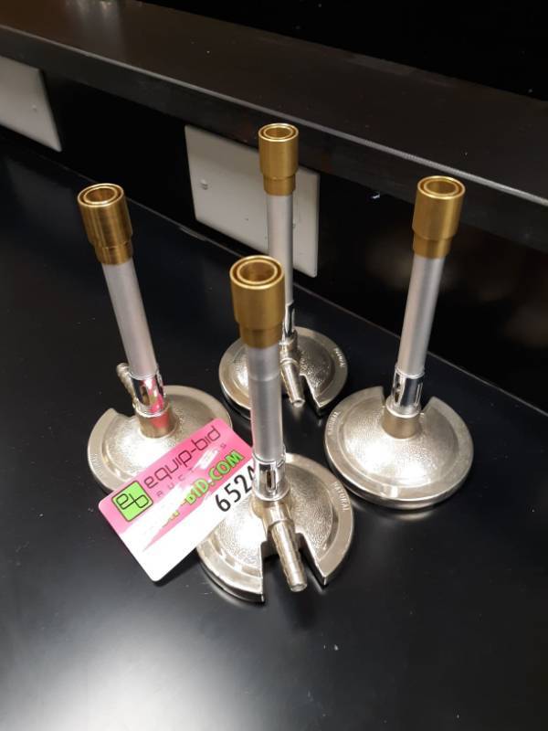 lot 6524 image: (4) Bunsen Burners