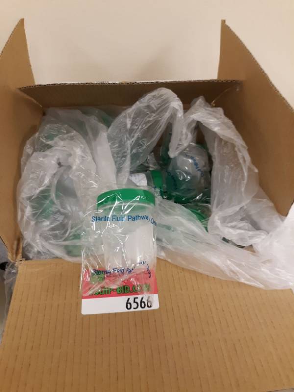 lot 6566 image: (92) Sterile Fluid Sample Cups