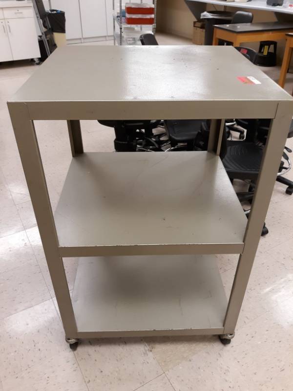 lot 6578 image: Large Steel Rolling Cart