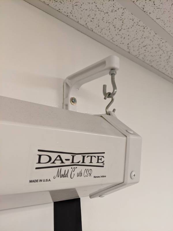 lot 6588 image: NEC HDMI Projector With Projector Screen