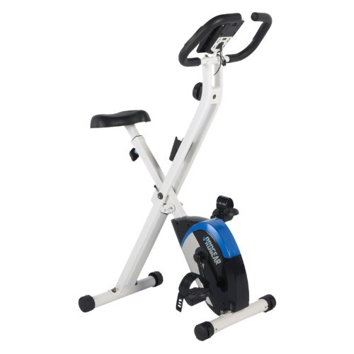 lot 1692 image: PROGEAR 225 Foldable Magnetic Upright Bike with Heart Pulse