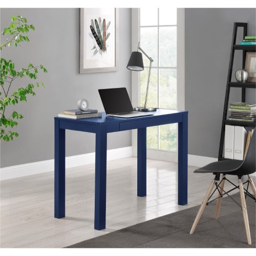 lot 1699 image: Altra Parson Desk with Drawer, Blue