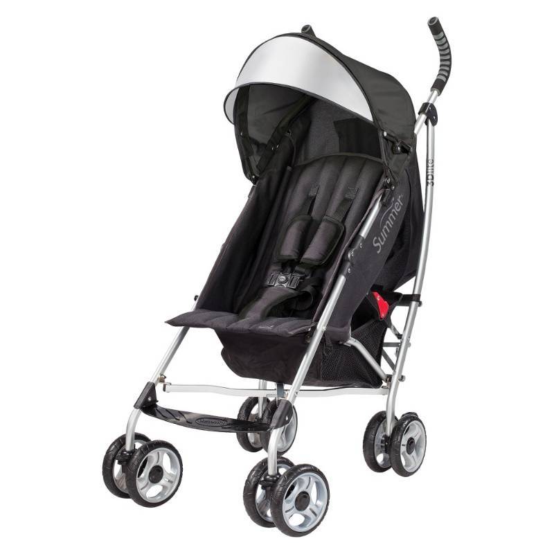 lot 1742 image: Summer Infant 3D lite Convenience Stroller - Black