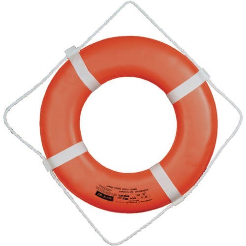 lot 1779 image: Cal June USCG Approved Ring Buoy (24- Inch Diameter, Orange)