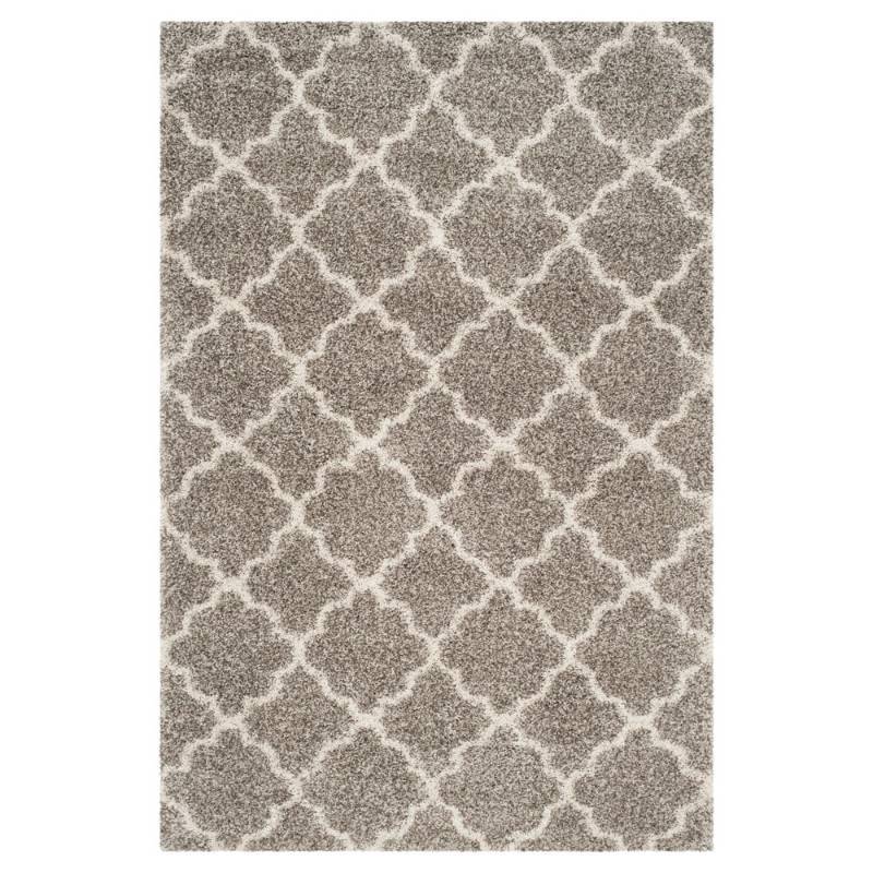 lot 1814 image: Safavieh Hudson Shag Grey Ivory Rug (9 x 12)