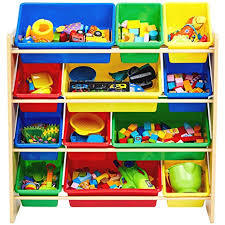 lot 1739 image: Amazonbasics Kids Toy Storage Organizer - Naturalprimary