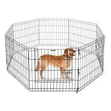 lot 1753 image: Aleko SDK-36B Dog Playpen Pet Kennel Pen Exercise Cage Fence, 8-Panel