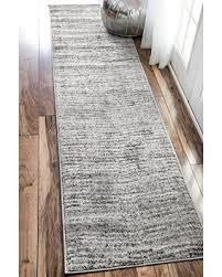 lot 1825 image: nuloom 200bdsm01a-208 ripple contemporary sherill runner rug, 2 5 x 9 5, grey